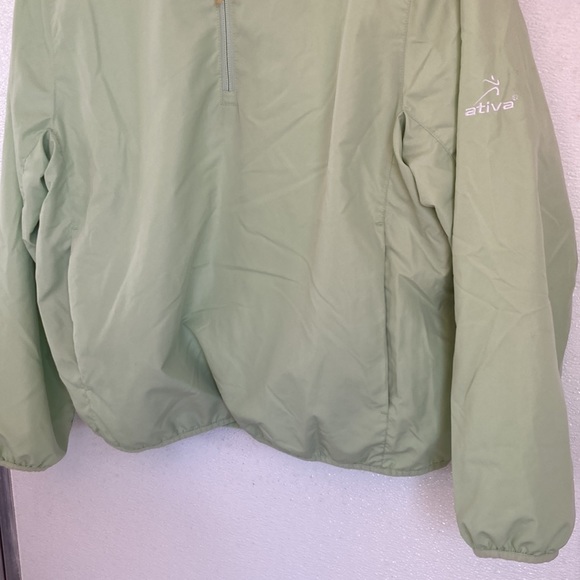EUC •Ativa Golf •Light Green Quarter Zip Pullover Jacket size Small - Picture 3 of 12
